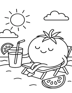 133+ Creative Tomato Coloring Pages: Beautiful Designs for Kids and Art Lovers - image 1