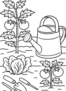 133+ Creative Tomato Coloring Pages: Beautiful Designs for Kids and Art Lovers - image 36
