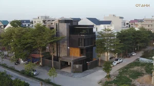 Inside the Stunning Black Villa with Rare Paddy Field Views in Hanoi - image 9