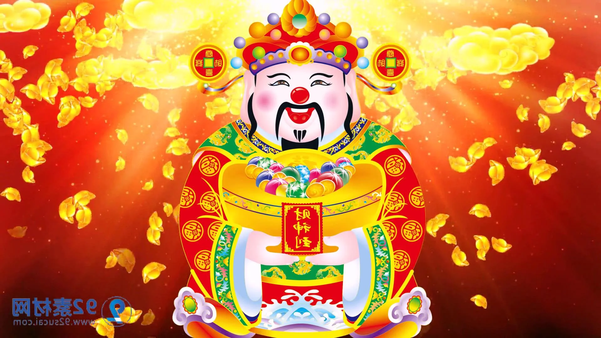 Stunning Chinese God of Wealth Wallpapers for Prosperity and Good Fortune