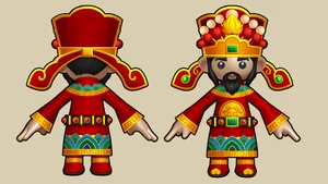 Stunning Chinese God of Wealth Wallpapers for Prosperity and Good Fortune - image 15