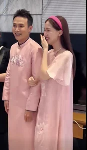Lam Vy Da Stunning Ao Dai Style at Puka's Star-Studded Wedding - image 8