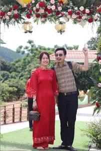 Lam Vy Da Stunning Ao Dai Style at Puka's Star-Studded Wedding - image 2