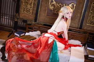 Coser @双木扶苏 - Brest Red Ancient Style Cosplay Gallery (46P) - image 45