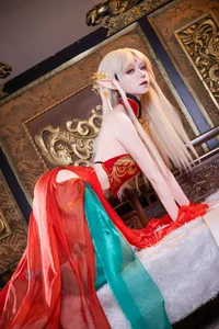 Coser @双木扶苏 - Brest Red Ancient Style Cosplay Gallery (46P) - image 7