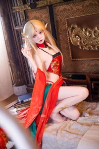 Coser @双木扶苏 - Brest Red Ancient Style Cosplay Gallery (46P) - image 44