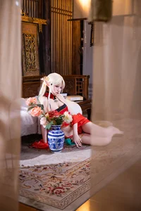 Coser @双木扶苏 - Brest Red Ancient Style Cosplay Gallery (46P) - image 39