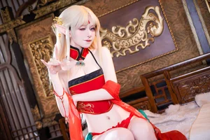 Coser @双木扶苏 - Brest Red Ancient Style Cosplay Gallery (46P) - image 19