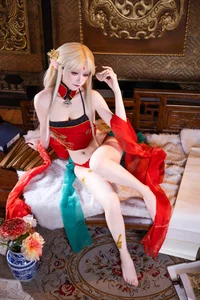 Coser @双木扶苏 - Brest Red Ancient Style Cosplay Gallery (46P) - image 0