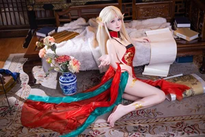 Coser @双木扶苏 - Brest Red Ancient Style Cosplay Gallery (46P) - image 28