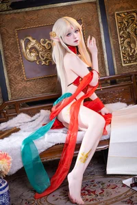 Coser @双木扶苏 - Brest Red Ancient Style Cosplay Gallery (46P) - image 1