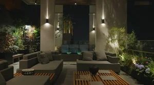 Luxury 500m2 Modern Penthouse Design Featuring Natural Stone Interiors and Breathtaking 360-Degree Views of Landmark 81 and the Saigon River - image 9