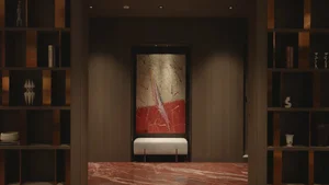 Luxury 500m2 Modern Penthouse Design Featuring Natural Stone Interiors and Breathtaking 360-Degree Views of Landmark 81 and the Saigon River - image 3