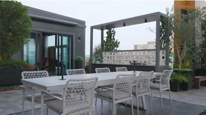 Luxury 500m2 Modern Penthouse Design Featuring Natural Stone Interiors and Breathtaking 360-Degree Views of Landmark 81 and the Saigon River - image 6