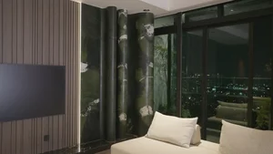 Luxury 500m2 Modern Penthouse Design Featuring Natural Stone Interiors and Breathtaking 360-Degree Views of Landmark 81 and the Saigon River - image 12