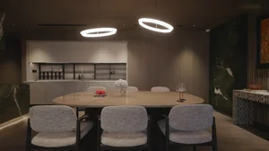 Luxury 500m2 Modern Penthouse Design Featuring Natural Stone Interiors and Breathtaking 360-Degree Views of Landmark 81 and the Saigon River - image 5