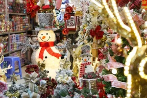 Hanoi’s Hang Ma Street Transforms into a Magical Christmas Wonderland - image 2