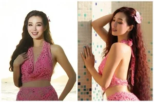 Khanh My Flaunts Hourglass Curves in Bold Bikini and Mesh Dress Combo - image 4