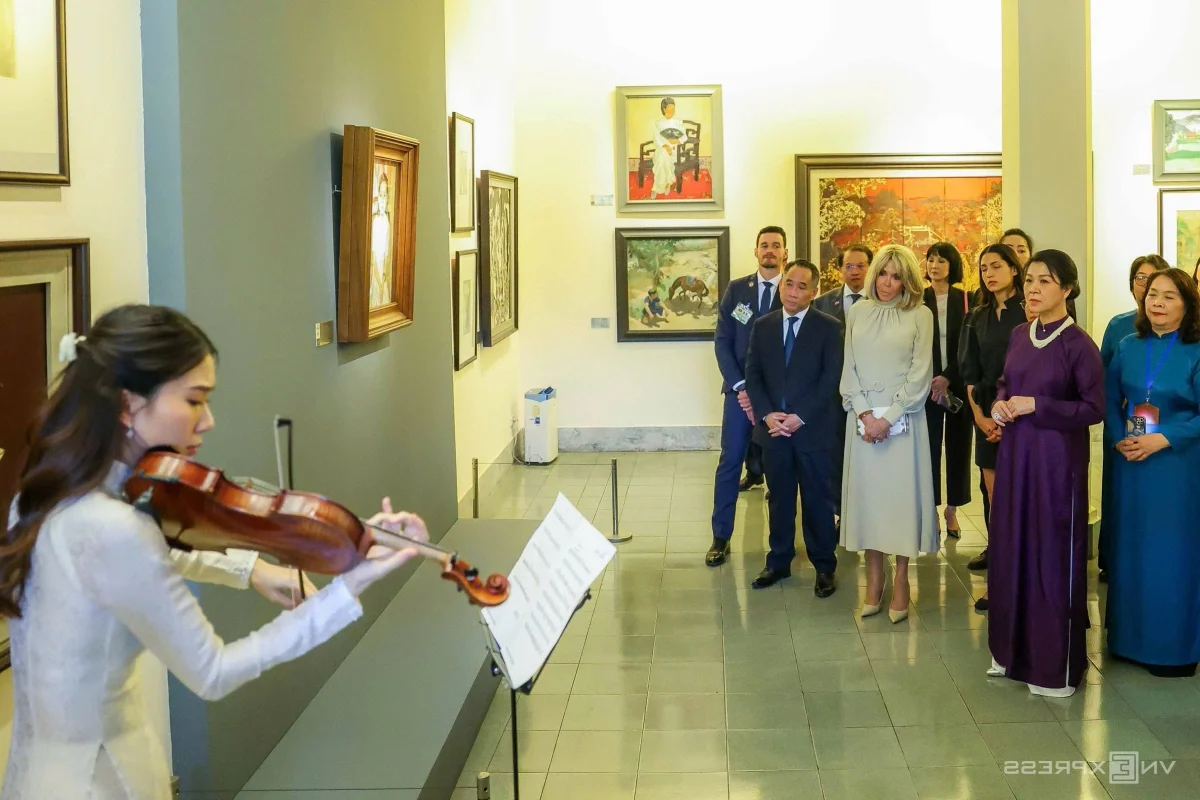 Cultural Diplomacy: First Ladies of Vietnam and France Visit Fine Arts Museum