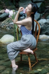 YiTuYu Art Language Vol.9739 Yao Pang Pang Stunning Portrait Gallery - image 30