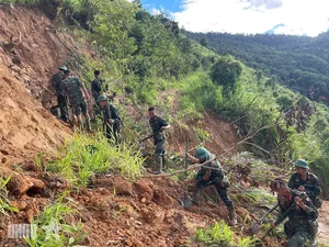 Soldiers of Regiment 82 Brave Harsh Terrains to Build Roads and Support Remote Communities - image 4