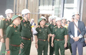 Colonel General Trinh Van Quyet Conducts Key Inspection of National Museum Construction Progress - image 9