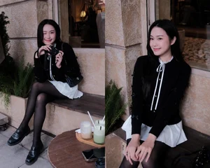 Doan Hai My Captivates Fans with Her Elegant and Luxurious Ladylike Fashion Style - image 4