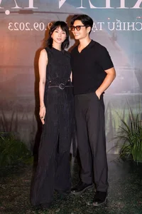 Veronica Ngo and Husband Huy Tran Attend Hollywood Movie Premiere - image 1