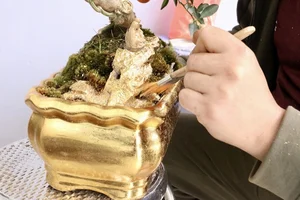 Exquisite Gold-Plated Kumquat Trees Become the Ultimate Tet 2025 Luxury Trend - image 0