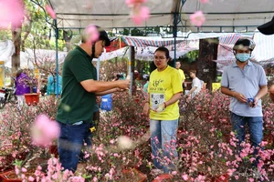 Bustling Scenes: Crowds Rush for Discounted Tet Flowers in Ho Chi Minh City - image 6