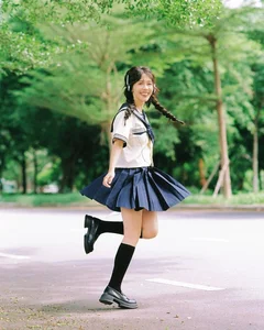 Parody Star Surprises Fans with Youthful Schoolgirl Transformation in Latest Photoshoot - image 3