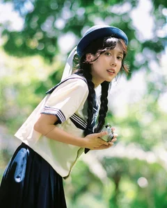 Parody Star Surprises Fans with Youthful Schoolgirl Transformation in Latest Photoshoot - image 5