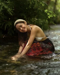 Stunning Outdoor Photography: Embracing Natural Beauty and Summer Fashion by the Stream - image 9