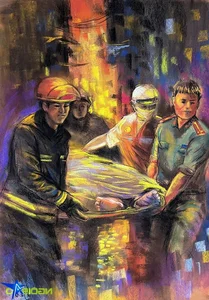 Artist Le Sa Long Honors Victims of Mini Apartment Fire Through Powerful Paintings - image 1