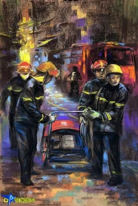 Artist Le Sa Long Honors Victims of Mini Apartment Fire Through Powerful Paintings - image 6