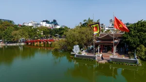 Stunning Aerial Views of Hoan Kiem District's Historical Landmarks in Hanoi - image 4