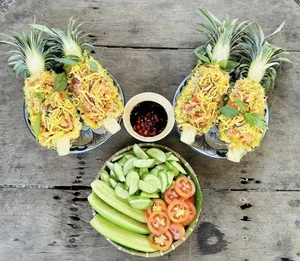 Actor Huynh Anh Tuan Shares Colorful Countryside Meals with Humorous Self-Praise - image 5