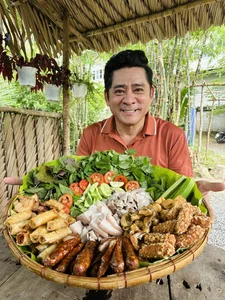 Actor Huynh Anh Tuan Shares Colorful Countryside Meals with Humorous Self-Praise - image 21