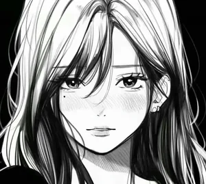 Minimalist Black and White Anime Girl Art: 132+ Unique Monochrome Illustrations - image 33