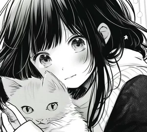 Minimalist Black and White Anime Girl Art: 132+ Unique Monochrome Illustrations - image 13