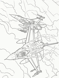 192+ Fighter Jet Coloring Pages: Explore Diverse Styles and Designs - image 22