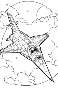 192+ Fighter Jet Coloring Pages: Explore Diverse Styles and Designs - image 15