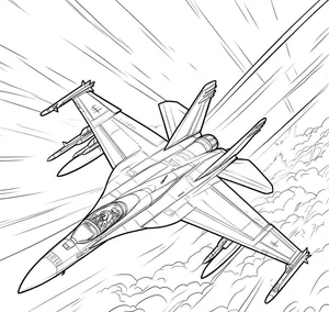 192+ Fighter Jet Coloring Pages: Explore Diverse Styles and Designs - image 7