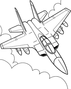 192+ Fighter Jet Coloring Pages: Explore Diverse Styles and Designs - image 19