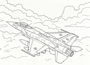 192+ Fighter Jet Coloring Pages: Explore Diverse Styles and Designs - image 3