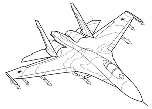 192+ Fighter Jet Coloring Pages: Explore Diverse Styles and Designs - image 9