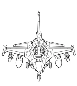 192+ Fighter Jet Coloring Pages: Explore Diverse Styles and Designs - image 34