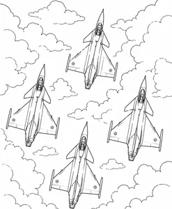 192+ Fighter Jet Coloring Pages: Explore Diverse Styles and Designs - image 1