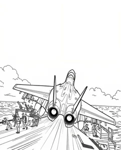 192+ Fighter Jet Coloring Pages: Explore Diverse Styles and Designs - image 20
