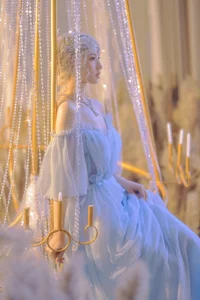 Yituyu Ice Princess Yizi Yiii: Ethereal Winter Fashion Photography - image 8